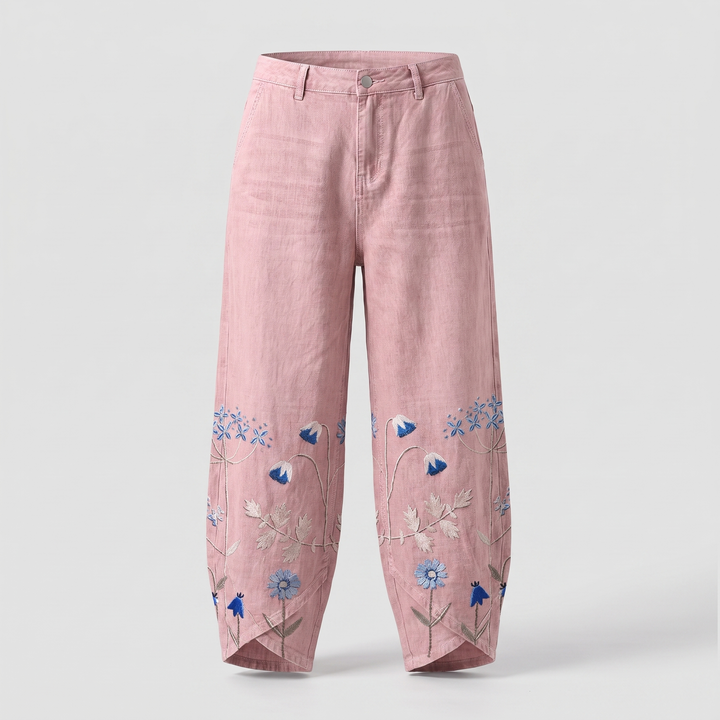 NORABELLE ARTISAN LINEN TrouserS