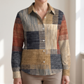 RETRO Colour BLOCK BLOUSE