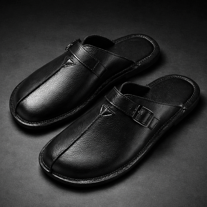 WHITCOMBE LEATHER MULES