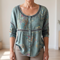 ROSALIE VINTAGE BUTTON BLOUSE