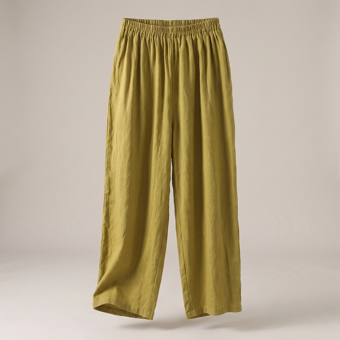 SOPHIA FLOW COTTON LINEN TrouserS