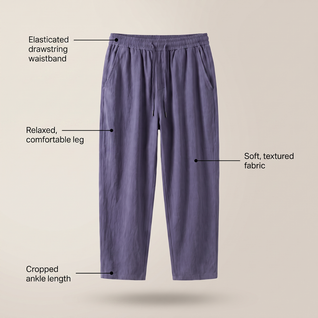 URBAN CROPPED COTTON TrouserS